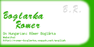 boglarka romer business card