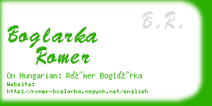 boglarka romer business card